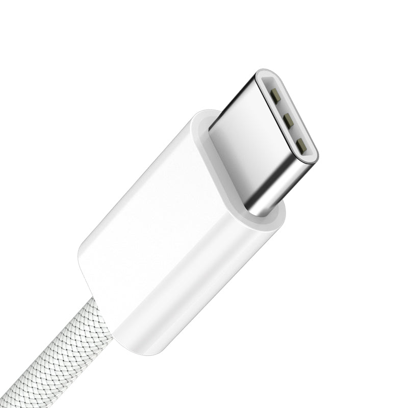 Kabel do danych i ładowania USB-C - USB-C BWOO BO-X284, 60W, 2m, Biały