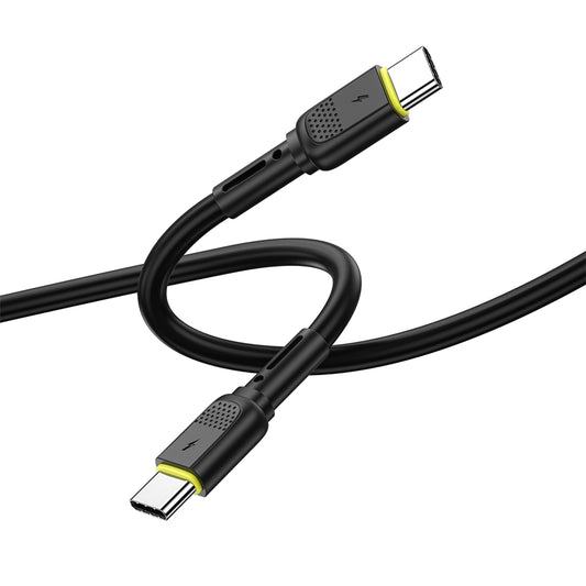 Kabel do danych i ładowania USB-C - USB-C WiWu Wi-C034, 60W, 1.2m, Czarny