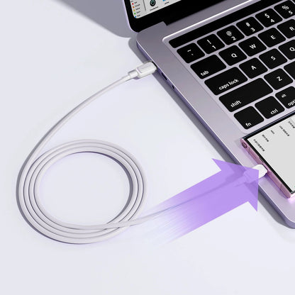 Kabel do danych i ładowania USB-C - USB-C Joyroom S-A14, 60W, 1.2m, Biały