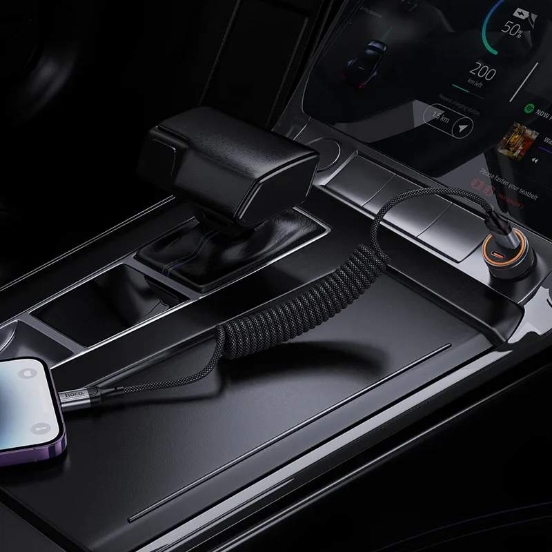 Kabel do danych i ładowania USB-A - Lightning HOCO X121, 27W, 1,5m, Czarny