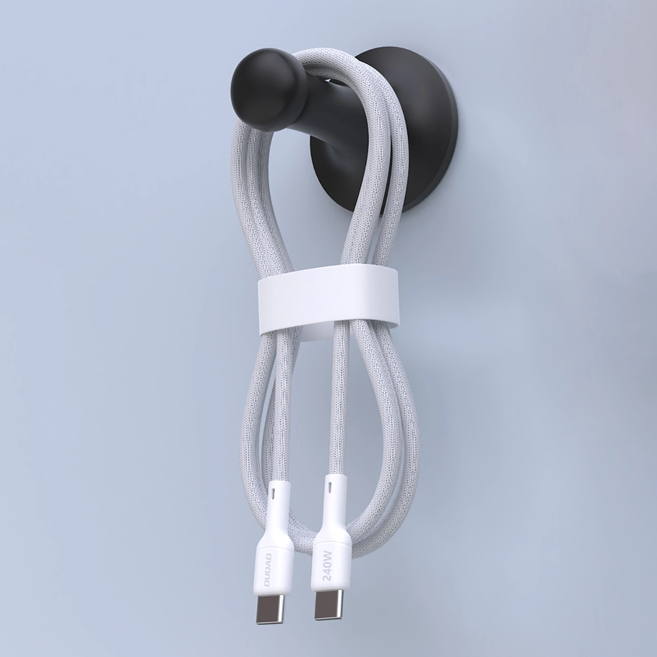 Kabel do danych i ładowania USB-C - USB-C Dudao L9C Max, 240W, 2m, Biały