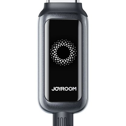 Kabel do danych i ładowania USB-A - Lightning Joyroom S-A55 StarFlight Display, 18W, 1.2m, Czarny