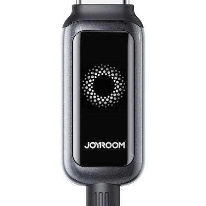 Kabel do danych i ładowania USB-C - USB-C Joyroom S-A55 StarFlight Display, 100W, 1.2m, Czarny