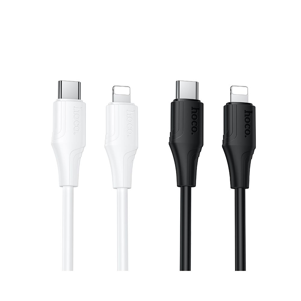 Kabel do danych i ładowania USB-C - Lightning HOCO X124, 27W, 1m, Biały
