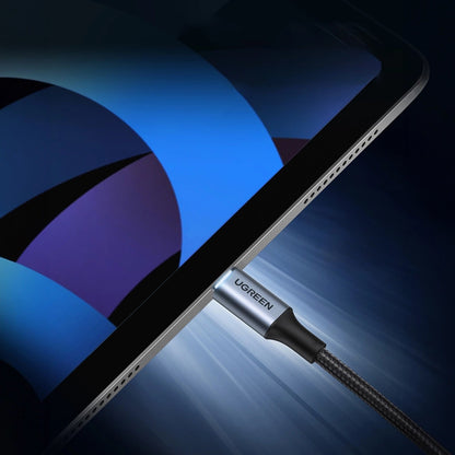 Kabel do danych i ładowania USB-C - USB-C UGREEN US316, 100W, 0,5m, Szary