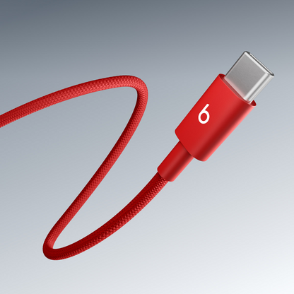 Kabel USB-C do USB-C Beats, 1,5m, Czerwony MDGF4ZM/A