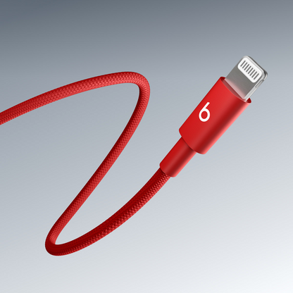 Kabel do danych i ładowania USB-C - Lightning Beats, 1,5 m, Czerwony MFEH4ZM/A