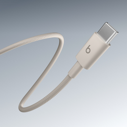 Kabel do danych i ładowania USB-C - USB-C Beats, 1,5m, Beżowy MDGD4ZM/A
