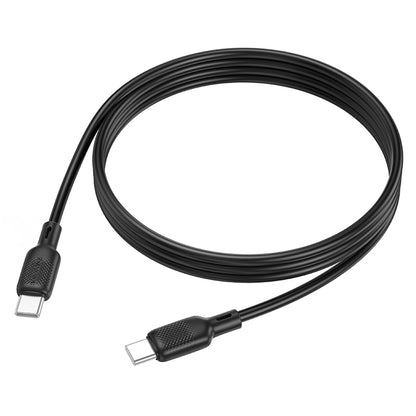 Kabel do przesyłu danych i ładowania USB-C - USB-C Borofone BX113 Lenny, 60W, 1m, Czarny