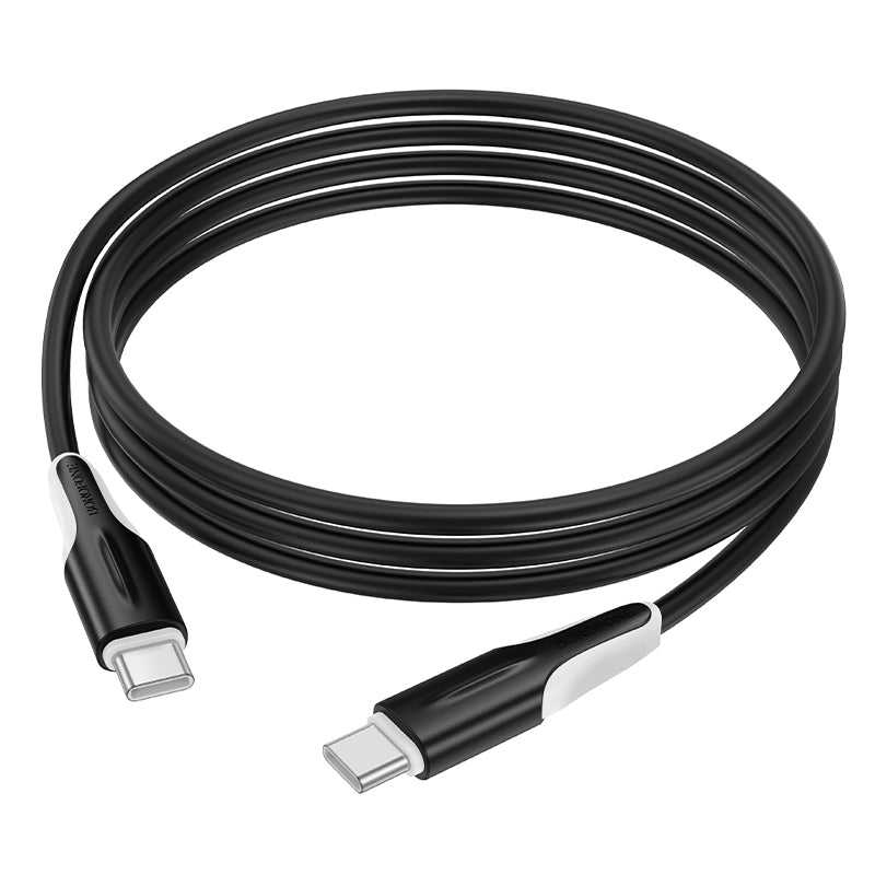 Kabel do przesyłu danych i ładowania USB-C - USB-C Borofone BX119 New, 60W, 1m, Czarny