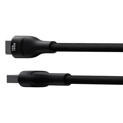 USB-A to USB-C Data and Charging Cable Baseus Flash Series II, 100W, 2m, Black P10311804111-01