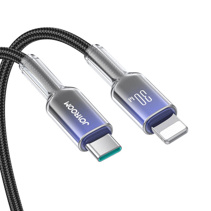 USB-C to Lightning Data and Charging Cable Joyroom S-A42, 30W, 1.2m, Black
