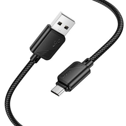 USB-A to microUSB Data and Charging Cable HOCO X113, 18W, 1m, Black