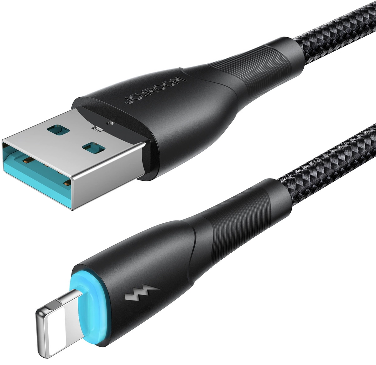 Kabel do transmisji danych i ładowania USB-A – Lightning Joyroom SA32-AL3, 18 W, 1 m, czarny