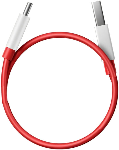 Kabel do ładowania i transmisji danych USB-A - USB-C OnePlus DL129, 100 W, 1 m, czerwony 5461100530