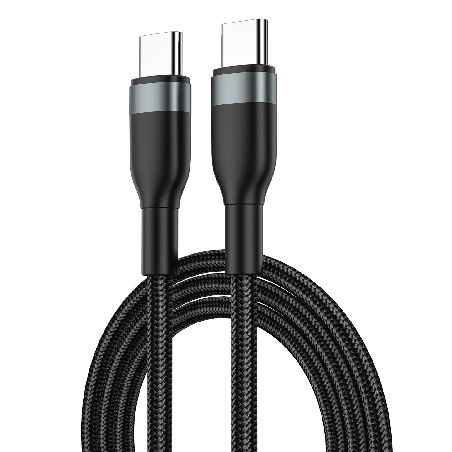 Kabel USB-C do ładowania i transmisji danych - USB-C WiWu Wi-C017, 100 W, 1,2 m, czarny 