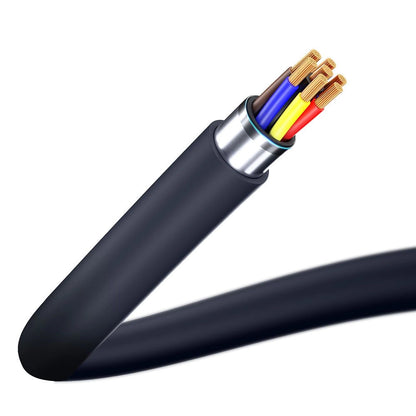 Kabel do danych i ładowania USB-C - USB-C 3MK Hyper, 100W, 1.2m, Czarny