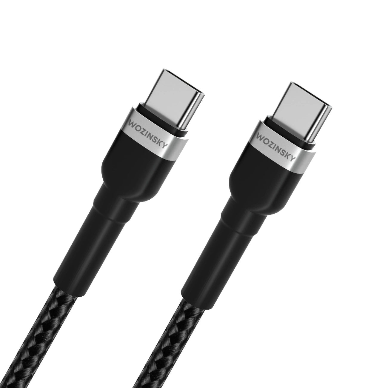 Kabel do danych i ładowania USB-C - USB-C WZK WNBCC2, 65W, 2m, Czarny