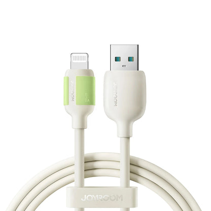 Kabel do danych i ładowania USB-A - Lightning Joyroom S-A53, 18W, 1.2m, Beżowy