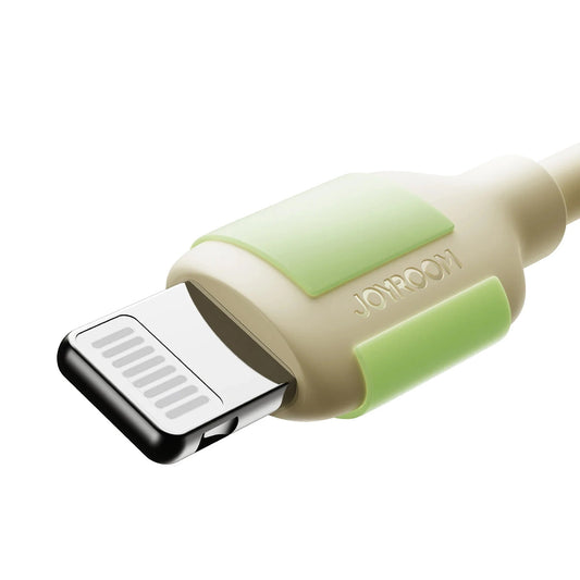 Kabel do danych i ładowania USB-C - Lightning Joyroom S-A53, 30W, 1.2m, Beżowy