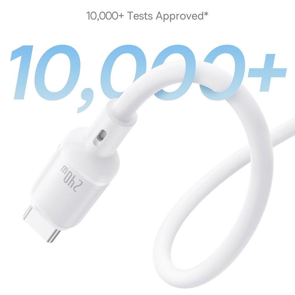 Kabel do danych i ładowania USB-C - USB-C Baseus PicoGo, 240W, 1m, Niebieski P10376800311-00
