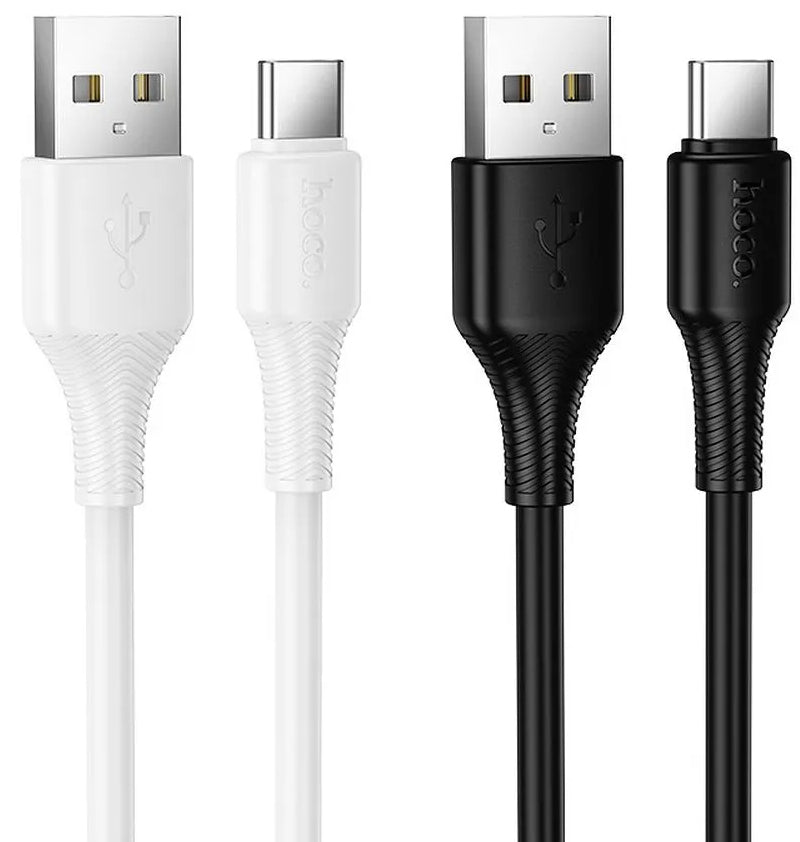 USB-A to USB-C Data and Charging Cable HOCO X120, 60W, 1m, White