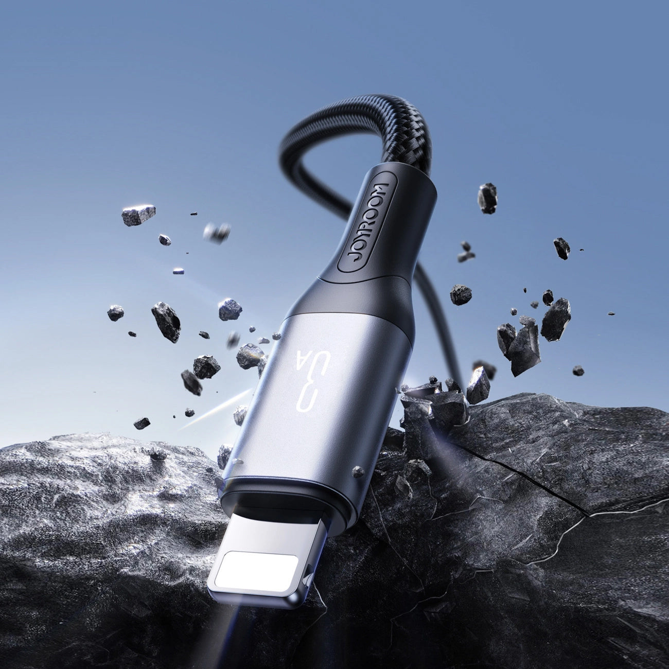 Kabel do danych i ładowania USB-A - Lightning Joyroom S-A28 Flash, 18W, 2m, Czarny