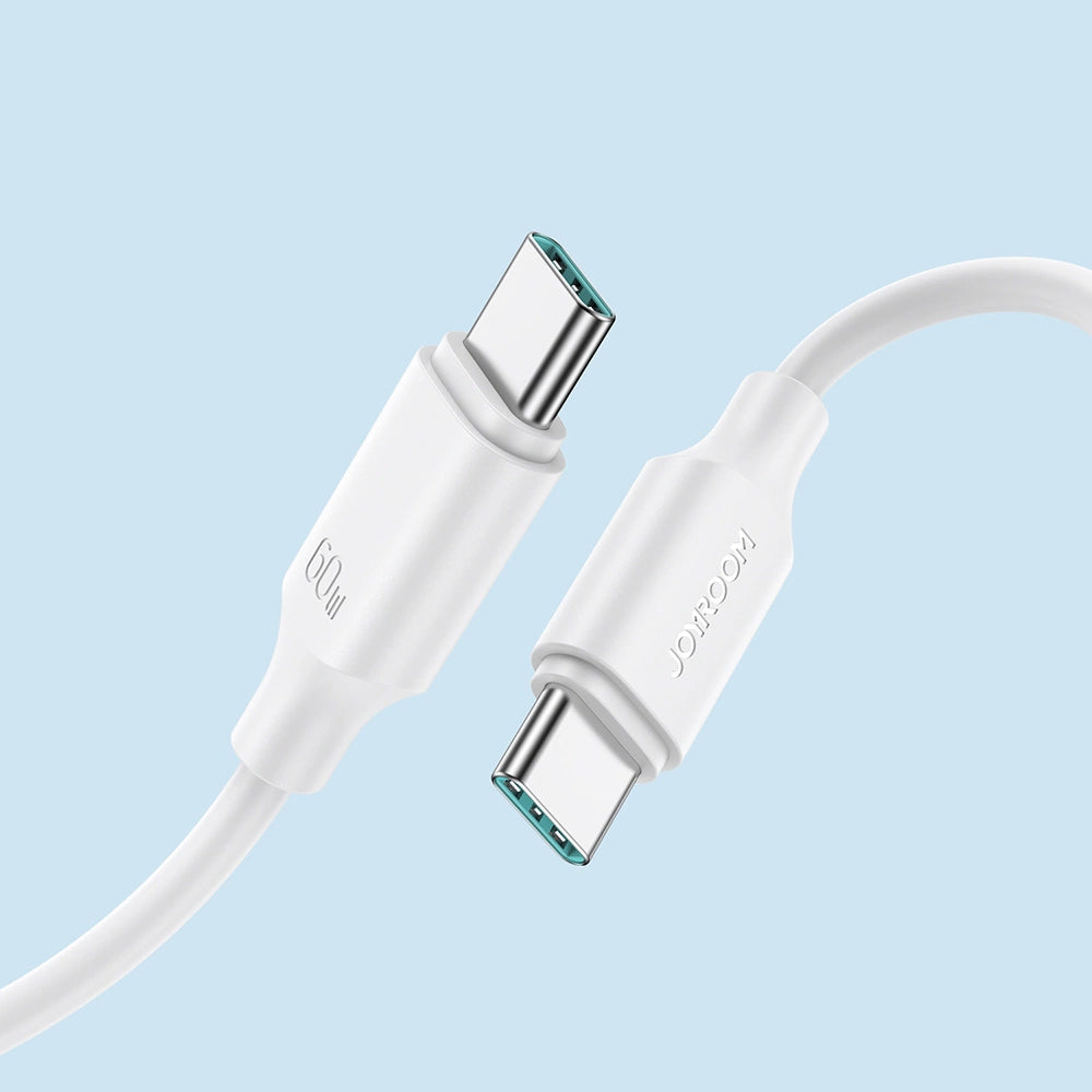 Kabel do danych i ładowania USB-C - USB-C Joyroom S-A9, 60W, 1m, Biały