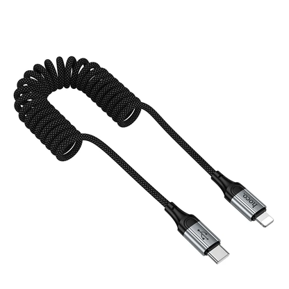 Kabel do danych i ładowania USB-C - Lightning HOCO X121, 27W, 1.5m, Czarny
