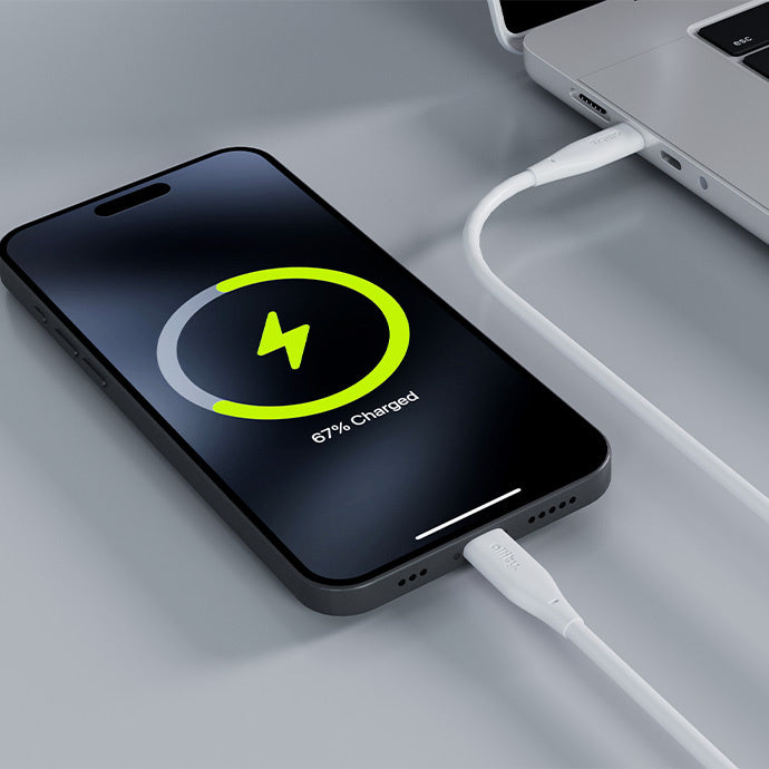 Kabel do danych i ładowania USB-C - USB-C Allity. AUC-02, 100W, 2m, Biały