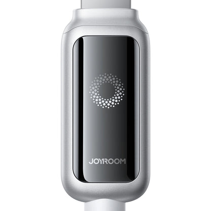 Kabel do danych i ładowania USB-C - USB-C Joyroom S-A55 StarFlight Display, 100W, 1.2m, Biały