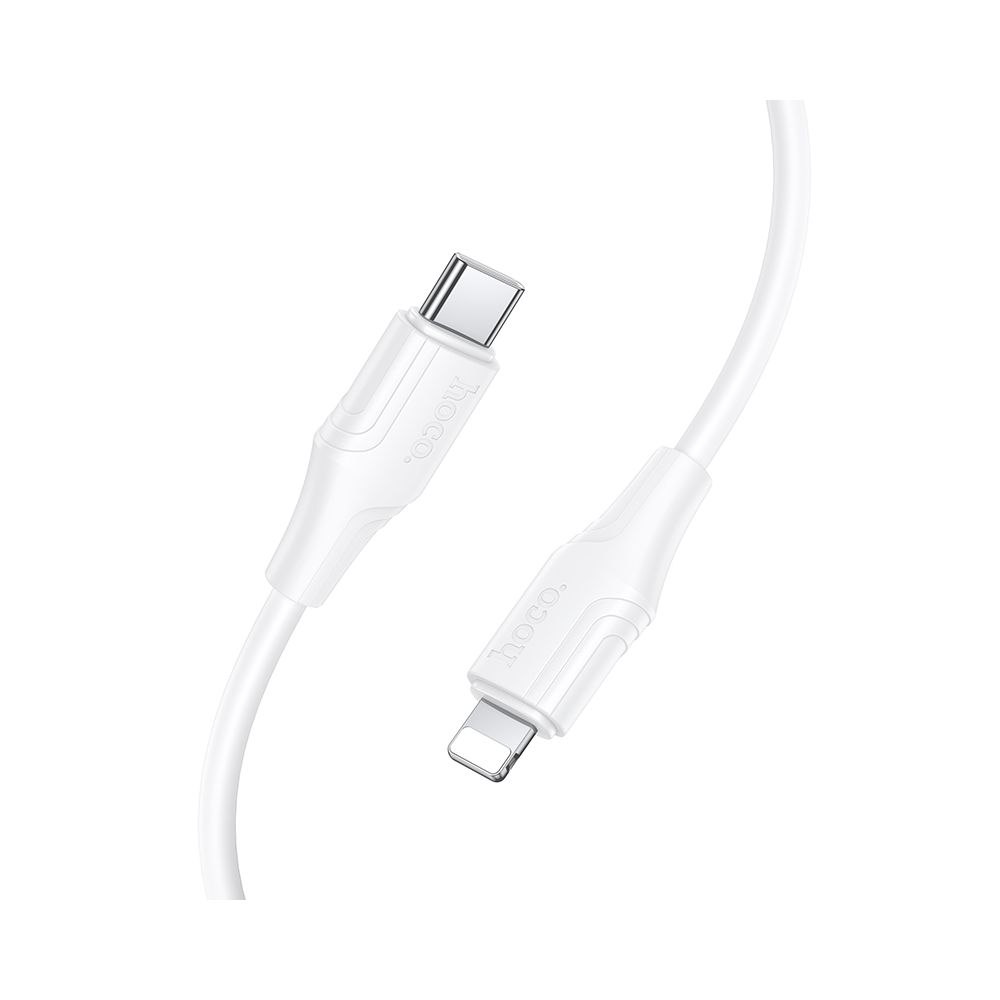 Kabel do danych i ładowania USB-C - Lightning HOCO X124, 27W, 1m, Biały
