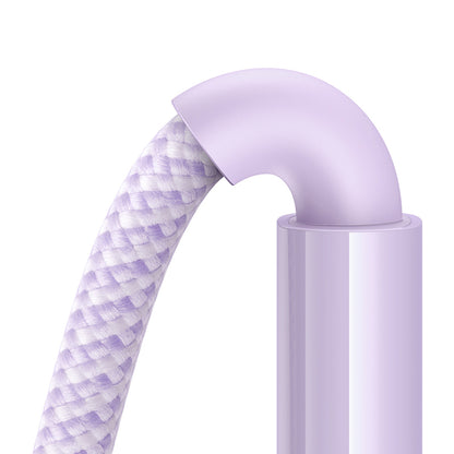 Kabel do danych i ładowania USB-C - USB-C Baseus Display 2, 100W, 1m, Fioletowy P10382702511-00