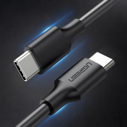 Kabel do danych i ładowania USB-C - USB-C UGREEN US286, 60W, 3m, Czarny