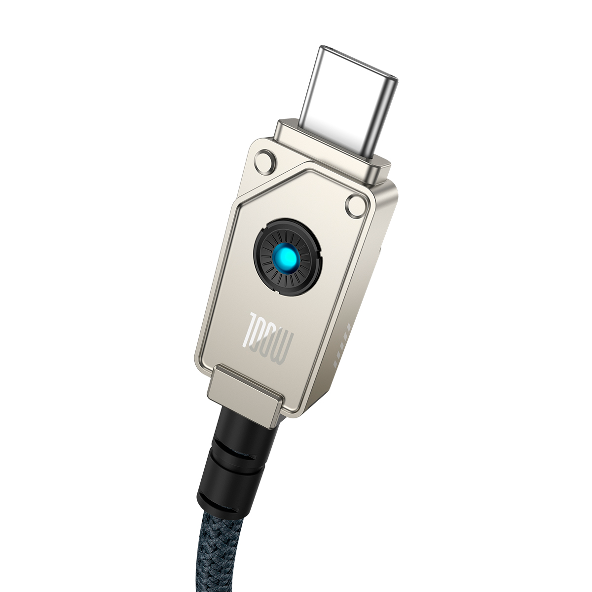 Kabel do danych i ładowania USB-C - USB-C Baseus Unbreakable, 100W, 2m, Biały P10355800221-01