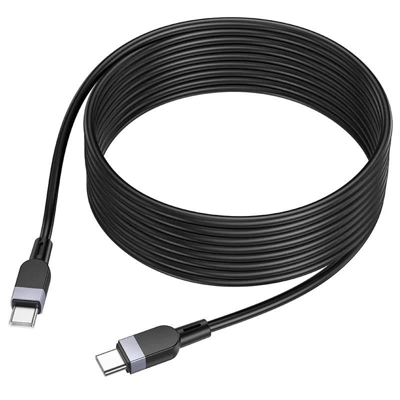Kabel do przesyłu danych i ładowania USB-C - USB-C HOCO X109, 60W, 3m, Czarny
