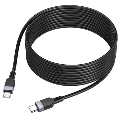 Kabel do przesyłu danych i ładowania USB-C - USB-C HOCO X109, 60W, 3m, Czarny