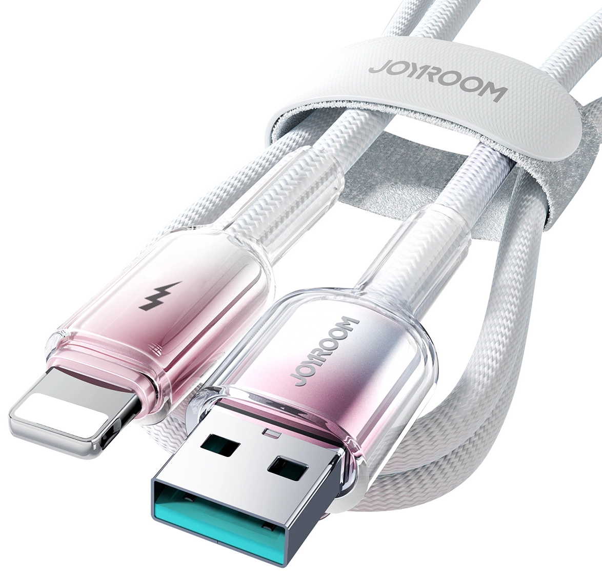 Kabel do przesyłu danych i ładowania USB-A - Lightning Joyroom S-A42, 18W, 1,2m, biały