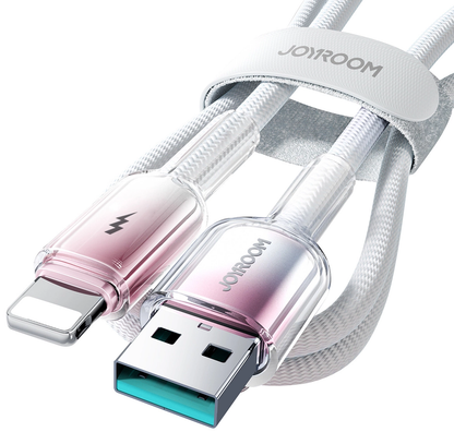 Kabel do przesyłu danych i ładowania USB-A - Lightning Joyroom S-A42, 18W, 1,2m, biały