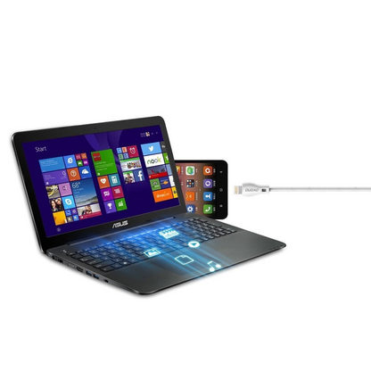 Kabel do przesyłu danych i ładowania USB-A - Lightning Dudao L4L, 18W, 1m, biały