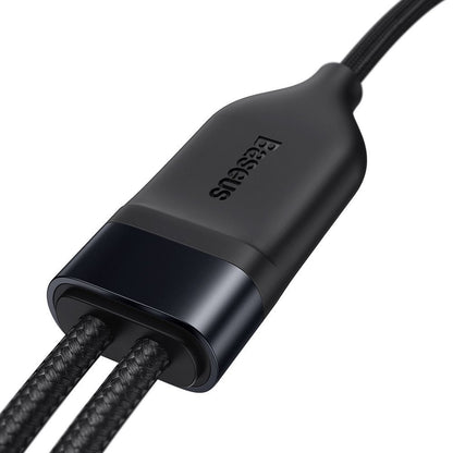 Kabel do danych i ładowania USB-C - Lightning / USB-C Baseus Flash Series 2w1, 100W, 1.2m, Czarny CA1T2-F01