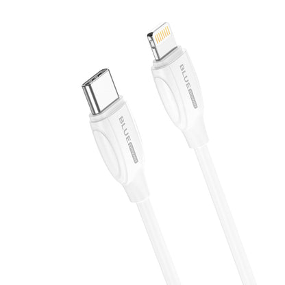 Kabel USB-C - Lightning do ładowania i transmisji danych BLUE Power B2BX19, 18 W, 2 m, biały