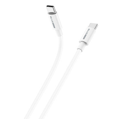 Kabel USB-C do ładowania i transmisji danych - USB-C BLUE BLUE Power BBX44, 100W, 1m, biały