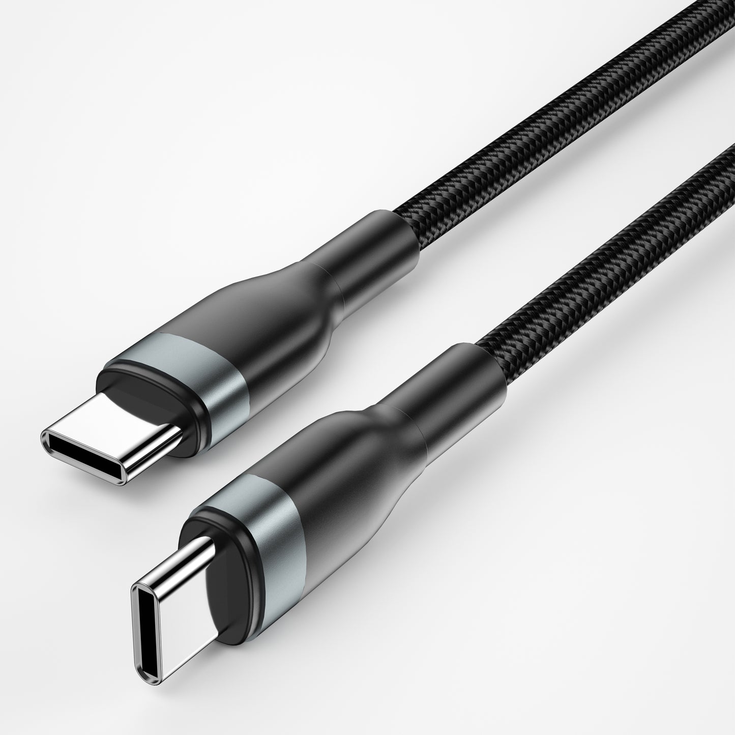 Kabel USB-C do ładowania i transmisji danych - USB-C WiWu Wi-C017, 100 W, 1,2 m, czarny 