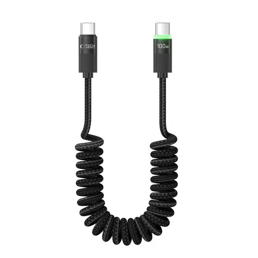 Kabel do danych i ładowania USB-C - USB-C Tech-Protect UB20T Ultraboost, 100W, 1.8m, Czarny