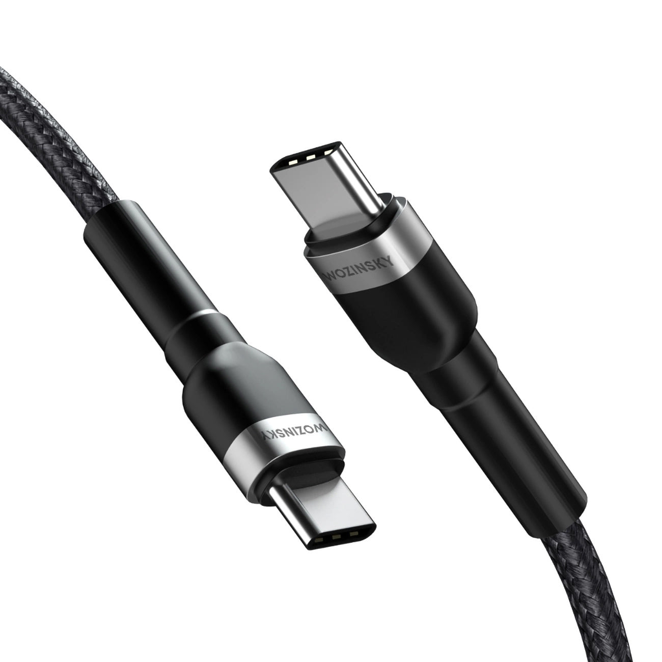 Kabel do danych i ładowania USB-C - USB-C WZK WNBCC2, 65W, 2m, Czarny