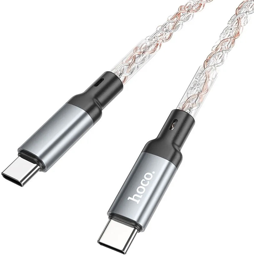 USB-C Data and Charging Cable - USB-C HOCO U112, 60W, 1m, Gray