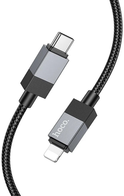 Kabel do danych i ładowania USB-C - Lightning HOCO X110, 27W, 1m, Czarny