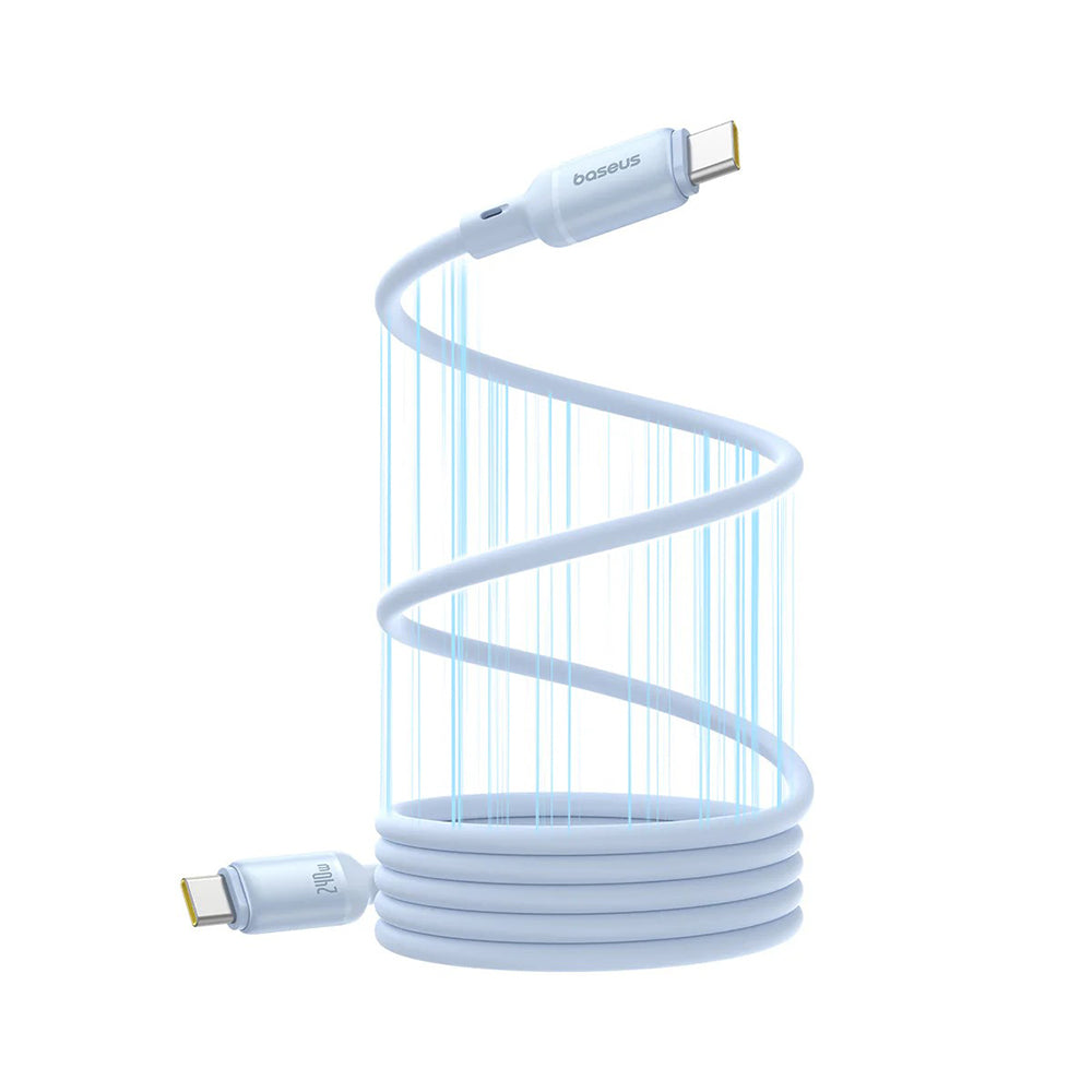 Kabel do danych i ładowania USB-C - USB-C Baseus PicoGo, 240W, 1m, Niebieski P10376800311-00