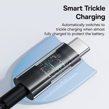 Kabel USB-C - USB-C Baseus Gem do danych i ładowania, 100W, 2m, Czarny P10373000111-01